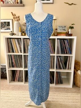 Size 12 Christopher & Banks Vintage Y2K Floral Maxi Dress